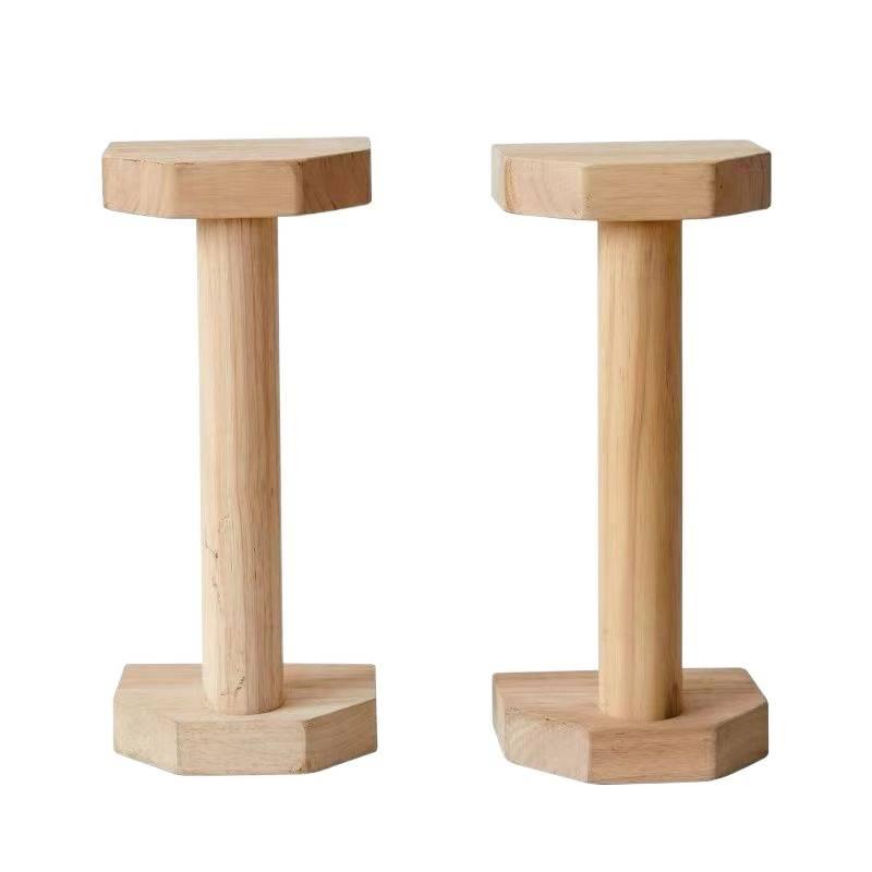 Wood Push Up Bars Parallettes For Home Gym Fitness, Portable Push Up Stands Exercise Equipment, Handles Yoga Training