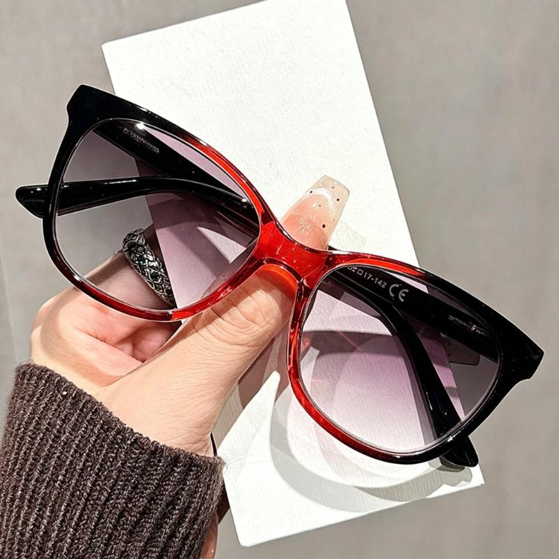 New Fashionable Presbyopia Sunglasses Unisex Large-Frame Spring-Arm High-Definition Reading Glasses Diopter +1.0 To +4.0