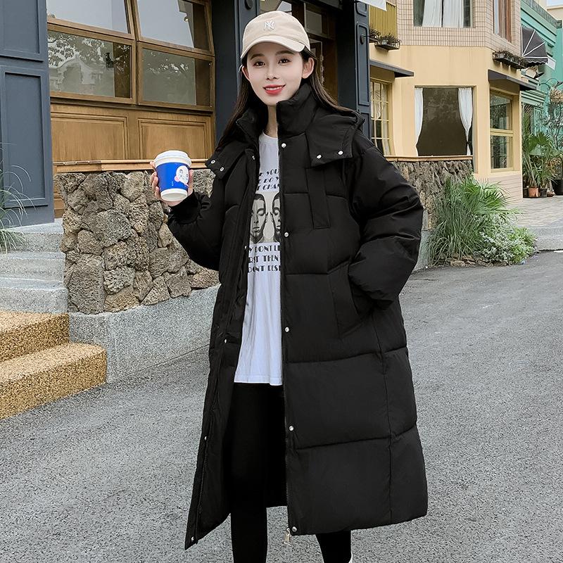 Thickened Bread Jacket, Down Cotton Jacket, Padded Jacket, Women's Korean Version of Loose Mid-length Winter Jacket, Padded Jacket, New In 2025