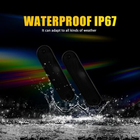 4PC Smoked Bumper Lens Fender Marker Side Light Housing 1990-2005 For Mazda MX-5