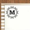 Printtoo Alphabet M Monogram Octagon Celtic Swirl Frame Self Inking Rubber Stamp Office