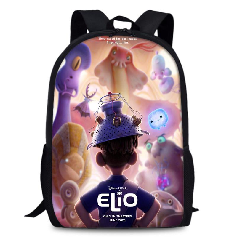 Anime Cartoon Elio Print Oxford Backpack Breathable School For Students Gift