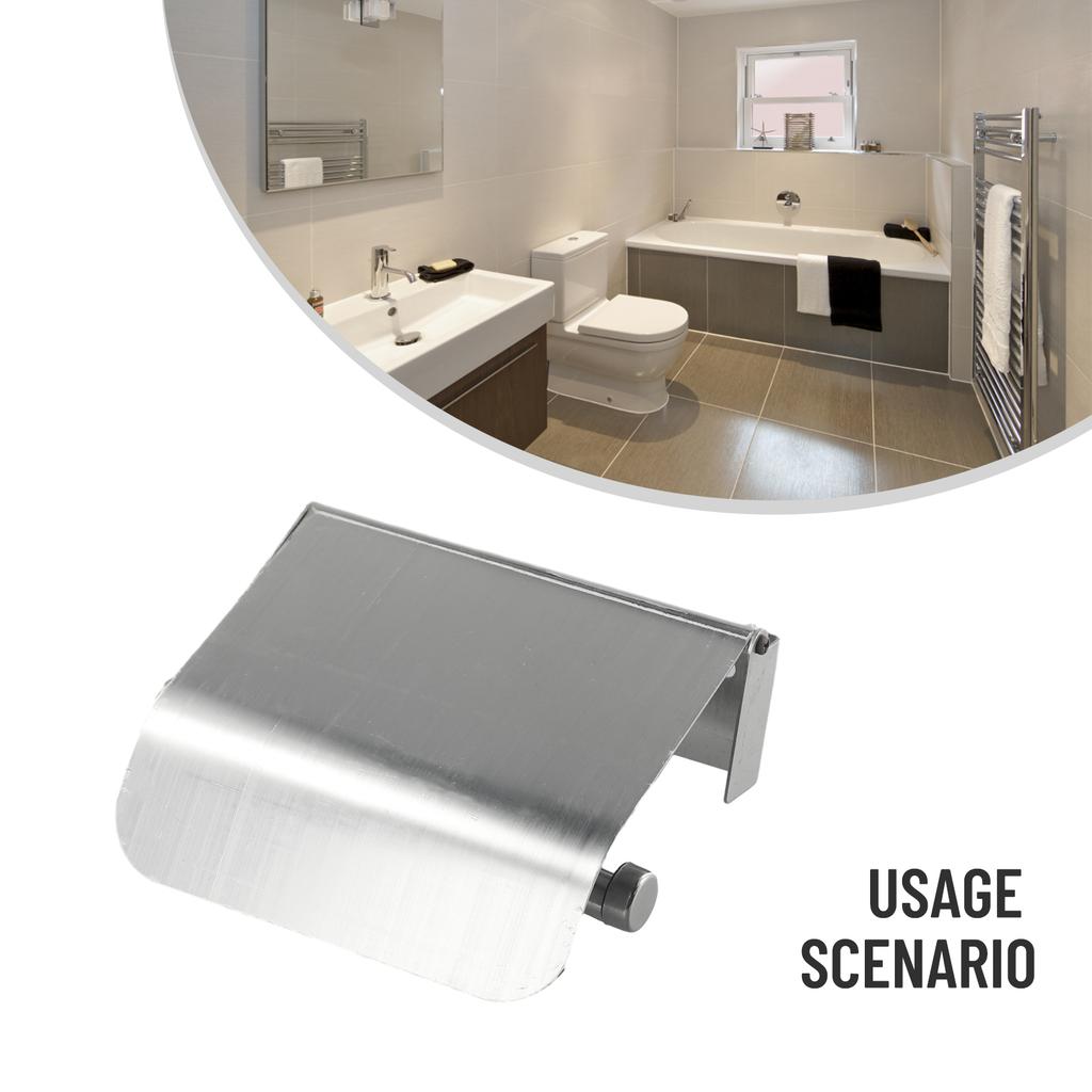 Bathroom Paper Towel Holder Chrome Finish Dispenser Kitchen