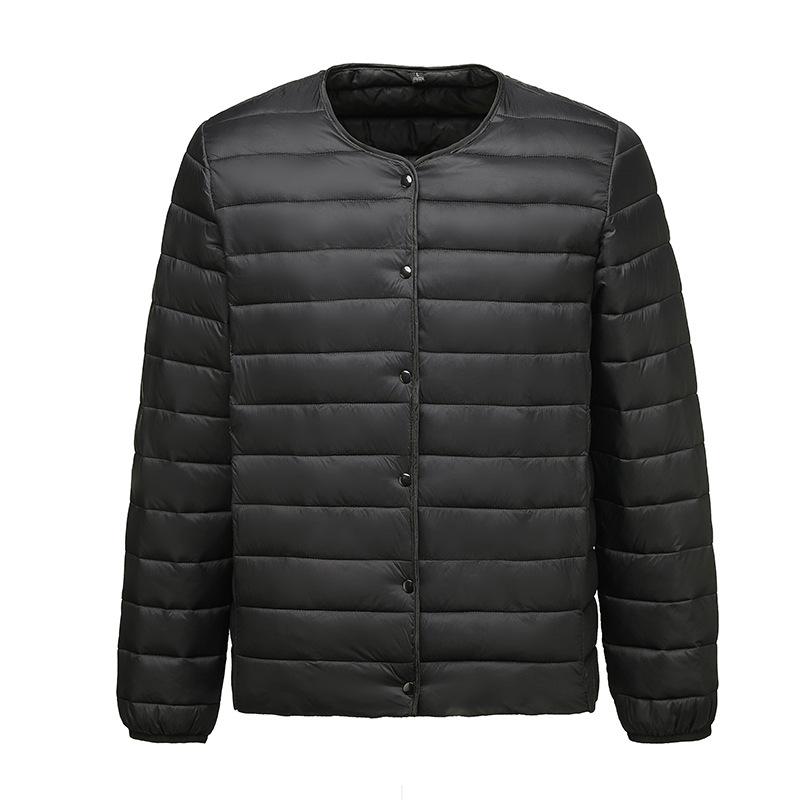 Men's Ultra-Thin Lightweight Down Cotton Work Jacket - Cold-Proof, Plus Size, Short Coat.