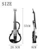 IRIN 4/4 Electric Violin Smart Silent Carbon Fiber Professional Technology Electric Violin with Shoulder Headphones Durable Part