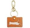 [meow Cheri] Cat Keychain, Key Charm, Bag Charm, Cute and Stylish Cat Leather Keychain for Women, Made In Japan with Tochigi and Himeji Leather, a
