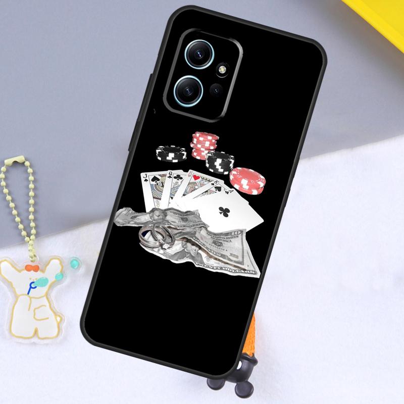 

Ace of Spades Poker Case For Xiaomi Redmi Note 14 13 9 10 11 12 15 Pro Plus Cover For Redmi 15 C 14C 12C 10C 13C Redmi Note 12 4G