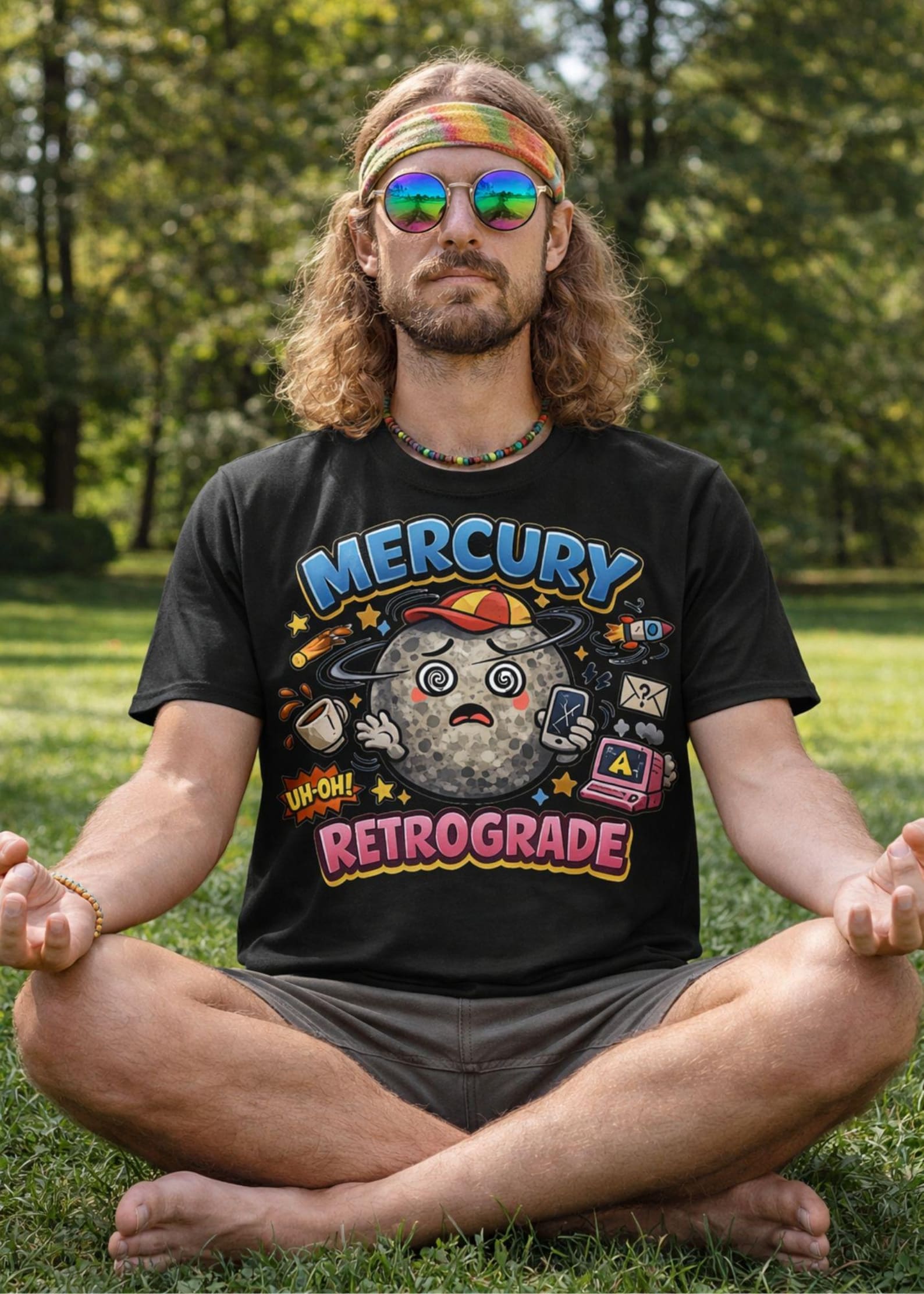 Mercury Retrograde Shirt: Funny Astrology Graphic Tee, Astrologer gift 3XL