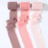 3 Roll/Set Ausgefranste Seidenbandkante Knitterchiffon Handgemacht Gerissen Hochzeitsparty Blumenstrauß Geschenkdekor Weihnachten Heimdekor