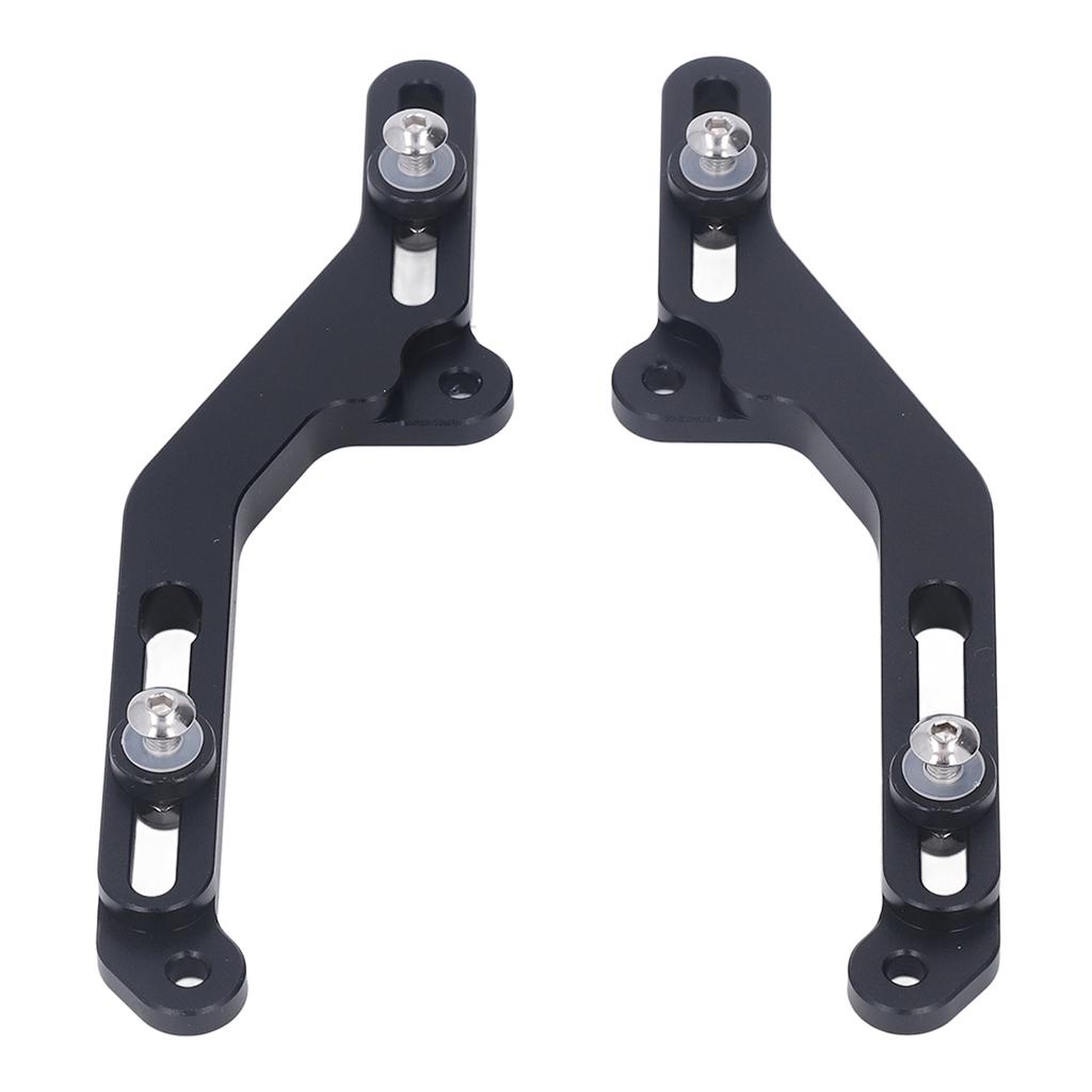 1 Pair Black Motorcycle Windscreen Adjuster Aluminium Windshield Bracket Replacement for NC750X 2021