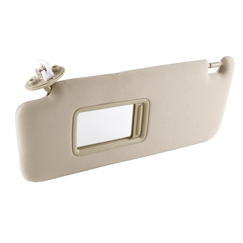 Authentic Beige Sunvisor Shades For Toyota 4RUNNER 2010- Sun Visors Vanity Mirror 74310-35B01-E1  7431035B01E1  74310-35B00-