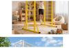 Movable Indoor/Outdoor Children's Cloud Ladder Climbing and Pull-up Frame for Kindergarten Fitness