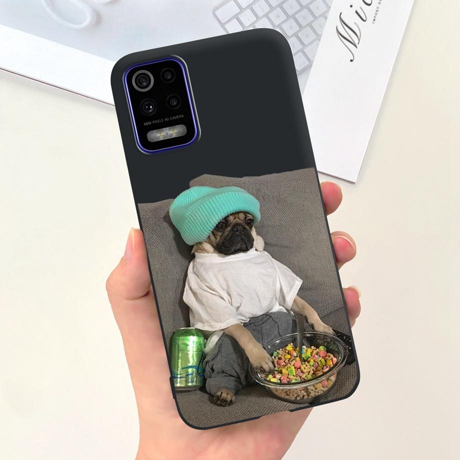 

Чехол для телефона LG K52 Q52 2020, мягкий матовый силиконовый чехол для LGK52 LGQ52 2020, чехол в готическом стиле, мультяшная задняя крышка, милый узор LG K52 2020