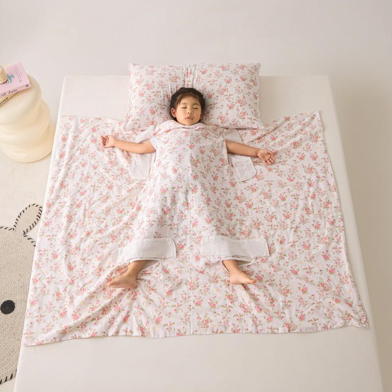 A Cotton Kids Sleep Sack Quilt Baby Toddler Wearable Blanket Washable