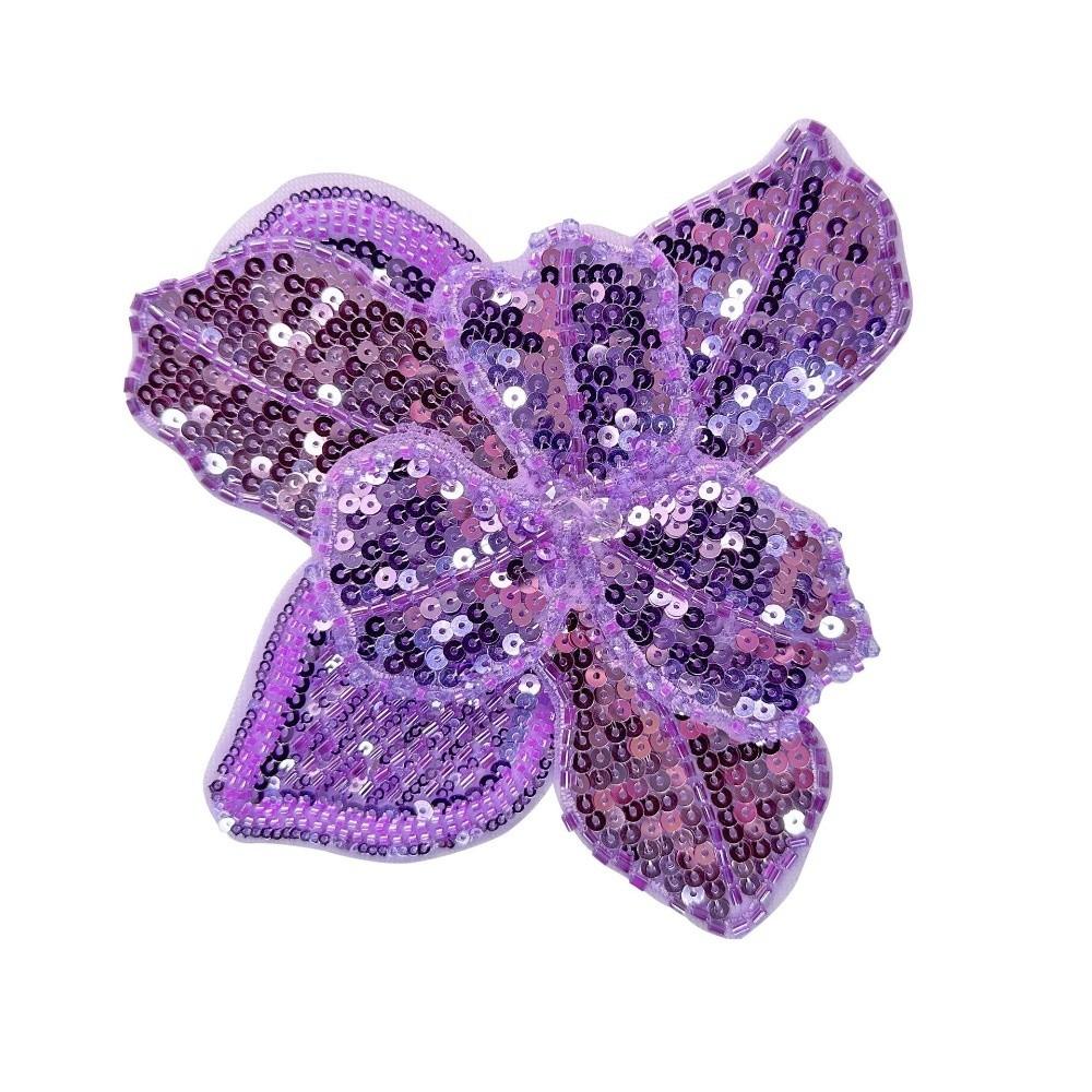 Lace Sequin Studded Clothing Corsage Three-dimensional Flower 3D Flower Patch Cloth