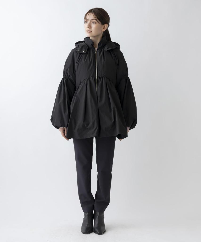 Sono Victoria Down Hoodie Puffy Size Jacket, Black, 1, Women's