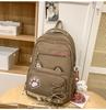 School bag new cute junior high school student school bag high value ins wind light large capacity backpack casual versatile backpack