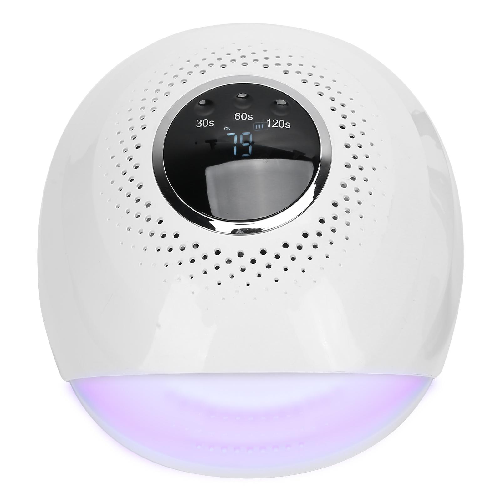 

84 Вт перезаряжаемая светодиодная УФ-лампа для сушки ногтей с регулировкой времени для сушки гель-лака EU Plug