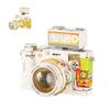 Compatible Building Block Mechanical Double Reverse Retro Camera Assembly Handmade Children's Toy Model Ornament Gift