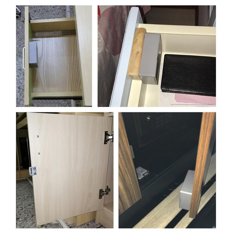 Încuietori RFID pentru uși DIY Încuietori RFID pentru uși cu încuietoare glisante Încuietoare de protecție pentru dulap Încuietoare inteligentă Rfid pentru sertarul ușii dulapului