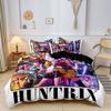 Kpop Demon Hunters Huntrix Bedding Set Single Twin Full Queen King Size Bed Set Adult Bedroom Sets  BedDuvet Cover