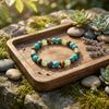 Patchwork Bracelet for Women Bohemian Tiger Eye Stone Hand Wristbands Wrist Chain  Women Men