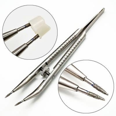 1 stk Dental Jacket Grip Pincet Kronespreder Fjerner Krone Teleskop Pinsett Kjeve tanndiamantstifttang