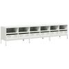 TV Stand White 202x39x43.5 cm Cold Rolled Steel