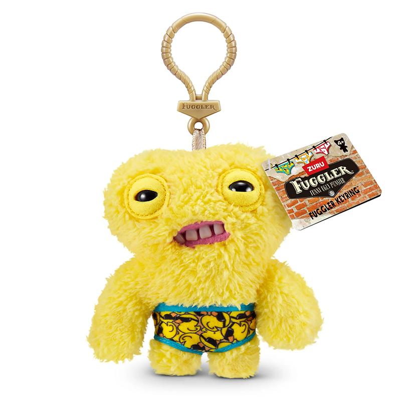 Fuggler Ugly Monsters Plush Keychain Toys 5-Inch Funny Ugly Teeth Monster Soft Plush Doll Bags Key Pendant Collectible Kids Gift 5-Inch
