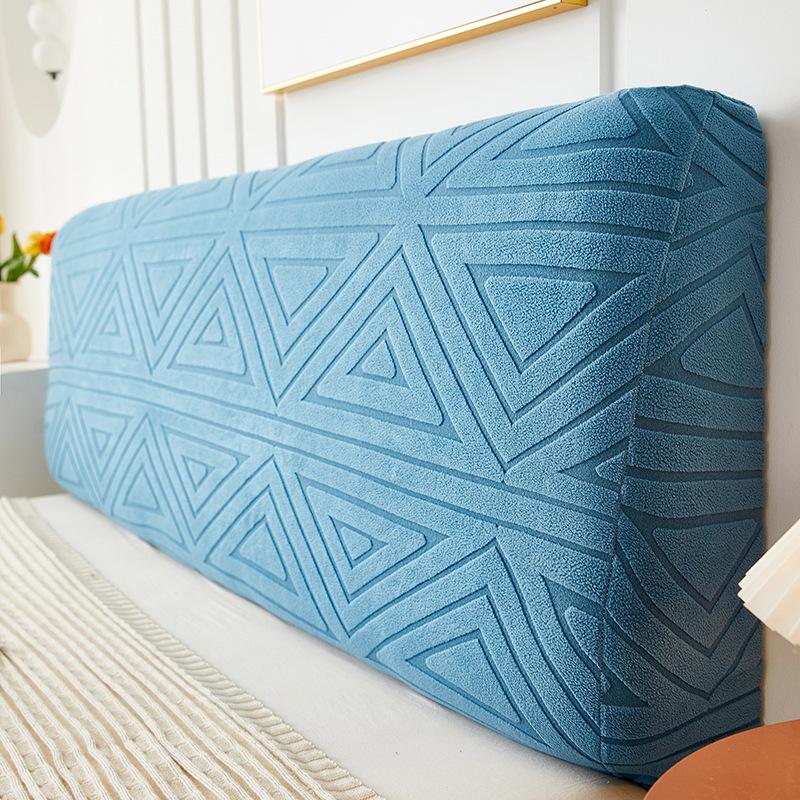 Headboard Cover Full Queen Cal King Stretch Soft Bed Headboard Slipcover Stretch Solid Color Dustproof Protector Cover Washable for  Bed Bedroom Decor