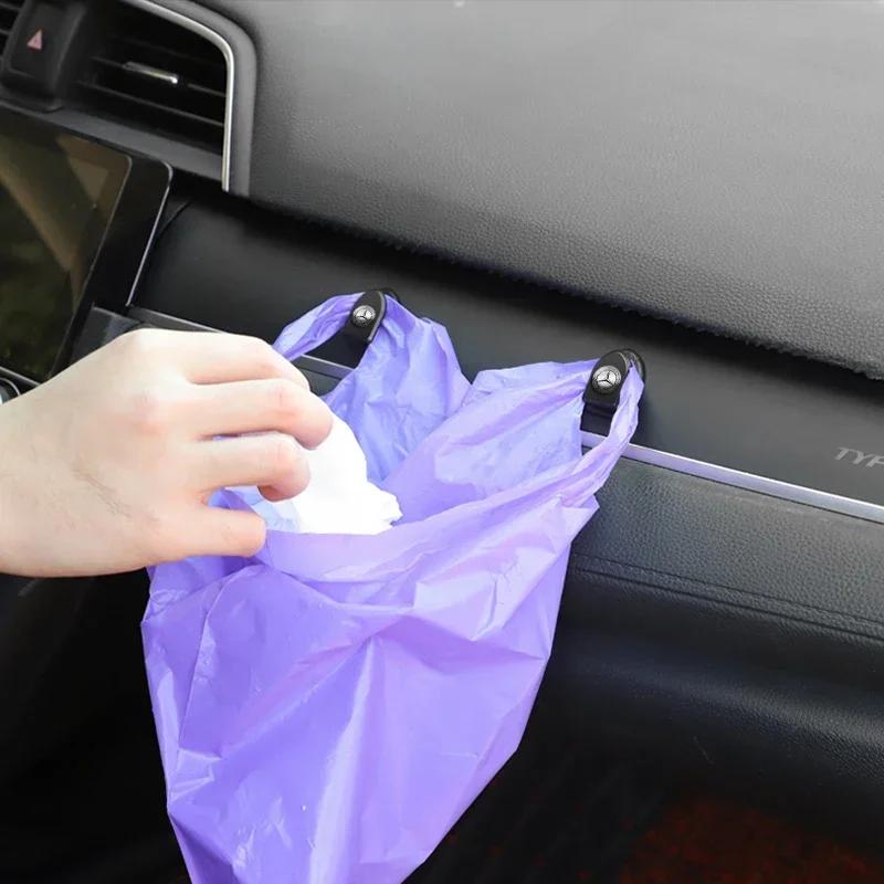 Car Hooks Self Adhesive Car Mini Storage Hooks Car Accessories For Mercedes Benz A B C R G Class AMG W211 W204 W210 W251 CLA GLA