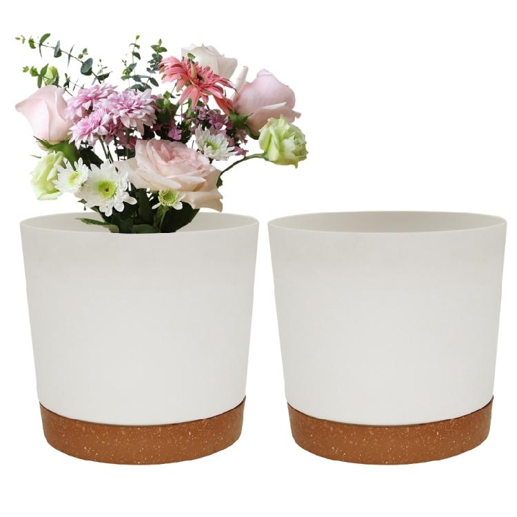 Plastic Planter Mini Flower Container Indoor with Drainage Hole for Succulents Pots for Plant Decoration Accessories