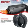 Heater Outlet Connector 75mm Exhaust Car Heater Regulating Valve Flap for Diesel Parking Heater Air Vent Ducting Connector