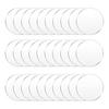 30Pcs Multi Purpose Clear Acrylic Board Blank Round Panel Shatterproof for Wedding Party Signs Display Project
