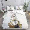 3D-Druck Anime Frieren Bettwäsche KollektionBettbezug Steppdecke Bett Kollektion Tagesdecke Kissenbezug King Queen Twin Größe Jungen Mädchen Erwachsene