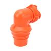 RV Sewer Hose Elbow RV Drain Hose Elbow RV Sewer Hose Elbow with Lid 90 Degree Easy Installation Sewer Hose Connector for Yacht