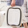 Collapsible Pool Footbath Tray Swimming Pool Folding Footbath Basin Portable Foot Rinse Tub Pool Accessories