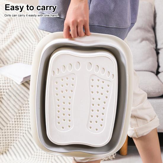 Collapsible Pool Footbath Tray Swimming Pool Folding Footbath Basin Portable Foot Rinse Tub Pool Accessories