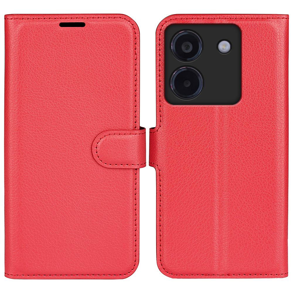 For Xiaomi Poco M7 Pro 5G Case Litchi Texture Shockproof Leather Wallet Phone Cover