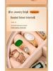 Portable Mini Jewelry Storage Box for Earrings, Necklaces, and Rings