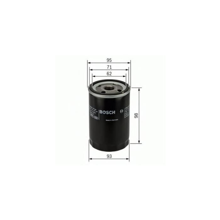 BOSCH Filtre À Huile 0986452024