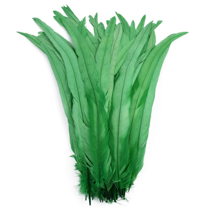 100Pcs Natural Rooster Feathers for Decoration 25-35cm 10-12" Chicken Pheasant Carnival Handicraft Accessories Decor For Clothes