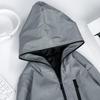 Men's Reflective Hooded Windbreaker: Cross-Border Outdoor Streetwear Casual Jacket with Custom Logo