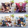 Anime Game B-BLAZBLUE Pillow Case Fashion Square Pillowcase Bedroom Sofa Room Ins Decoration Leisure
