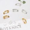 24Pcs DIY Earrings Converter With Comfort Earring Pads Turn Pierced Into Clip-On