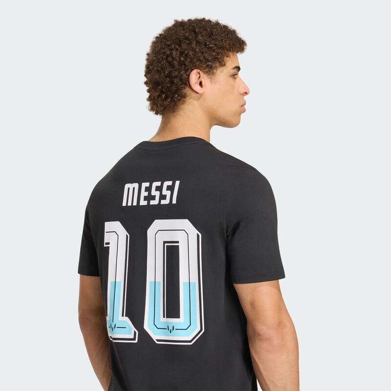 Adidas Men's Messi Series Cotton Short Sleeve Football T-Shirt