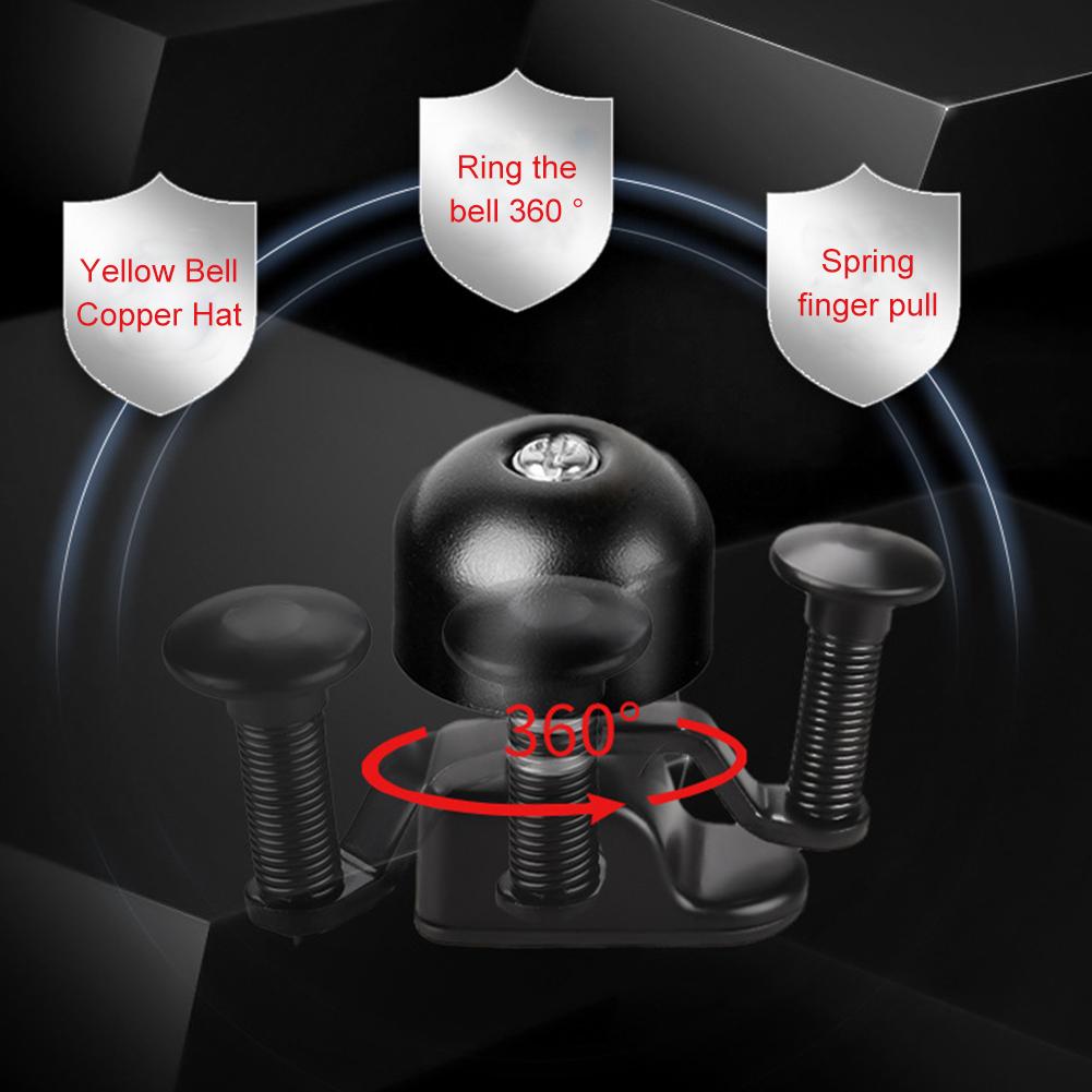 Mini Cycling Safety Warning Alarm Copper Handlebar Bell Ring Loud Crisp Clear Sound Bicycle Accessories for Road Mountain Bike