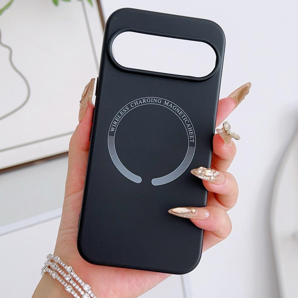 

Liquid Candy For Magsafe Case For Google Pixel 10 9 Pro XL 9A 8 8A 7 7A 6 6A 5 5A Pro Shockproof Bumper Wireless Charging Cover Google Pixel 5a 5G чорний