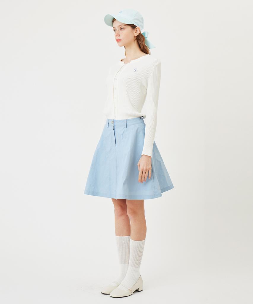 A Ben A-Line Midi Skirt Sky Blue