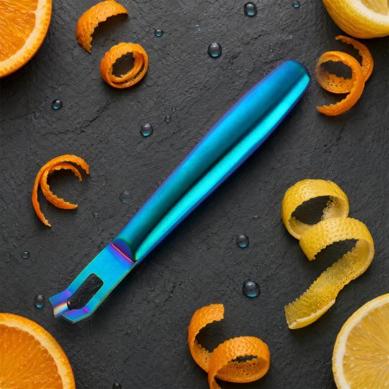 Nerezová struhadlo na citron, Škrabky na citrusy pro pomeranče, citrony, limetky, Multifunkční struhadlo na ovoce, Kreativní kuchyňská pomůcka